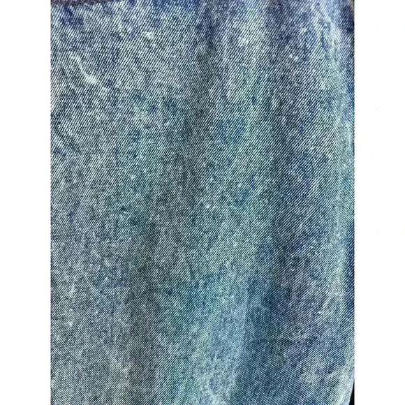 Vintage Chic Acid Wash 100% Cotton High Waisted Mom Jeans Size 16P - Picture 2 of 10